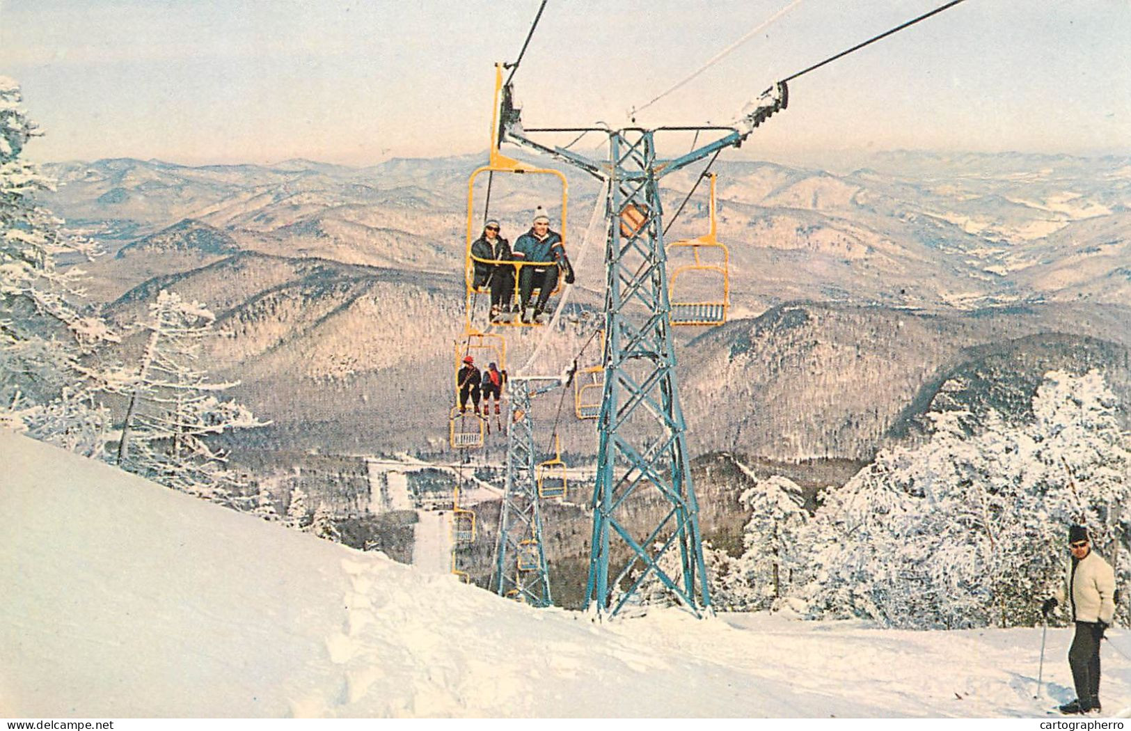 United States VT Rutland Pico Peak Sherburne Pass Teleferique Teleski - Rutland