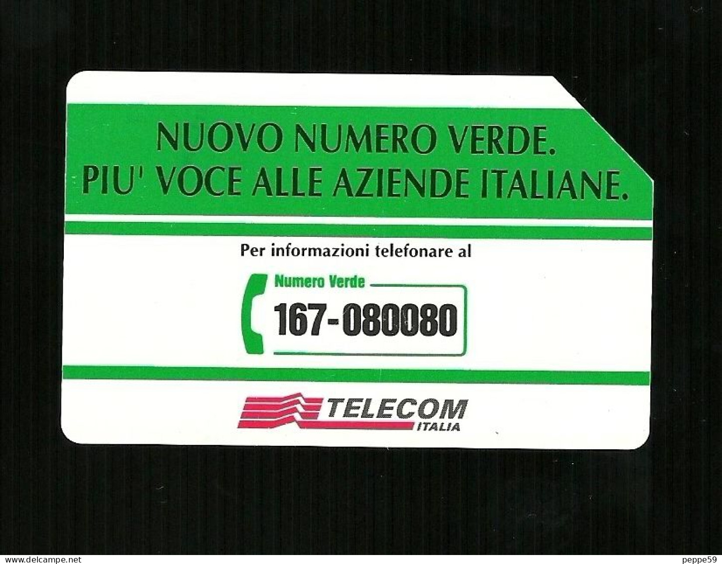 344 Golden - Numero Verde Telecom Da Lire 5.000 - Públicas  Publicitarias