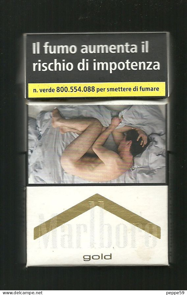 Tabacco Pacchetto Di Sigarette Italia - Malboro 5 Gold N.1 Da 20 Pezzi ( Vuoto ) - Estuches Para Cigarrillos (vacios)