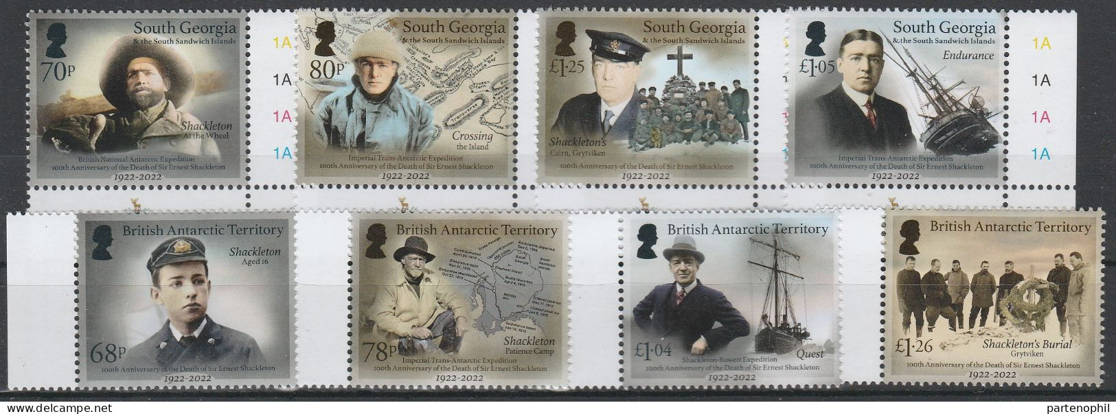 South Georgia 2022 - 2 Sets MNH - Géorgie Du Sud