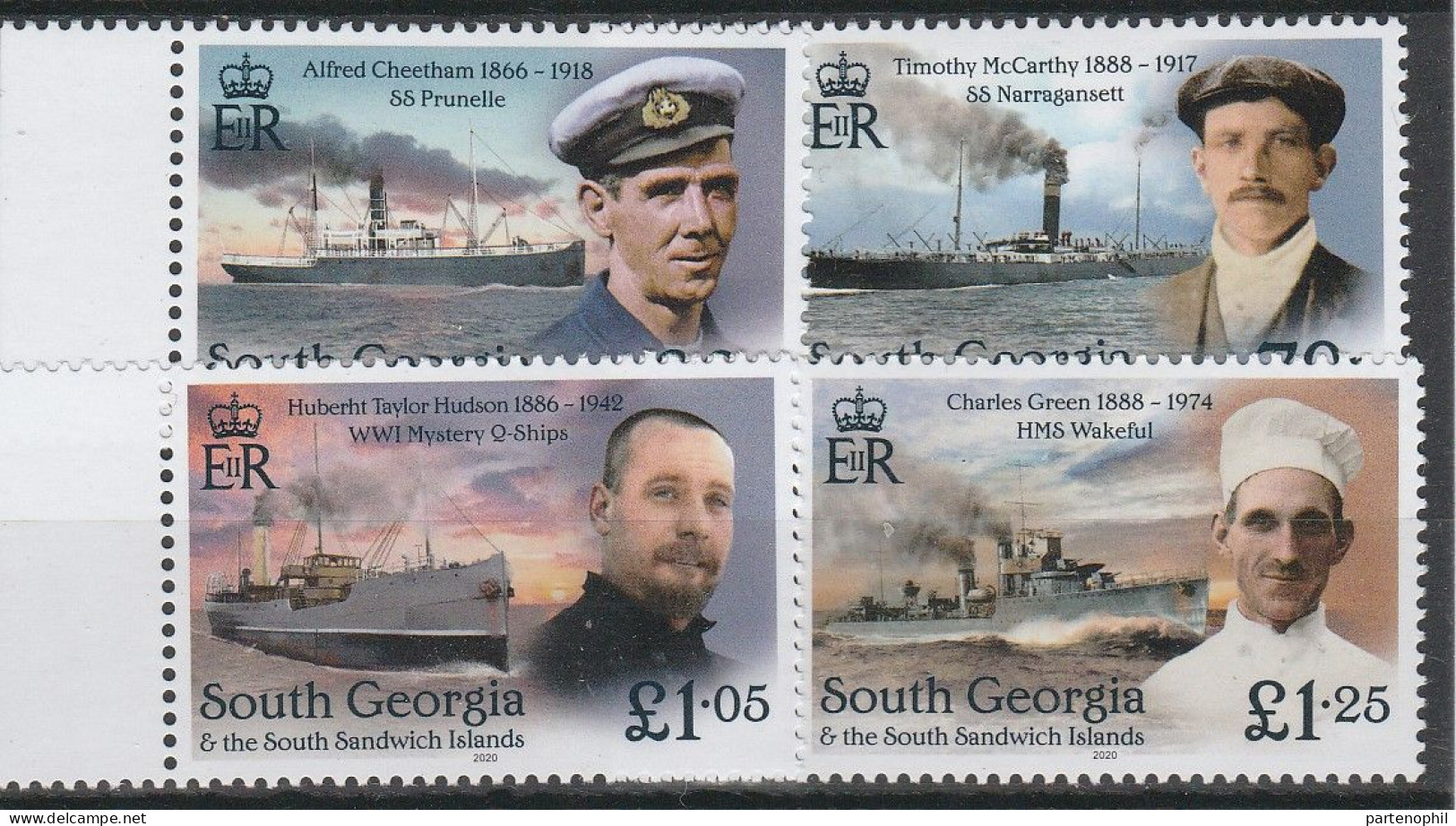 South Georgia 2020 - Ships MNH - Georgias Del Sur (Islas)