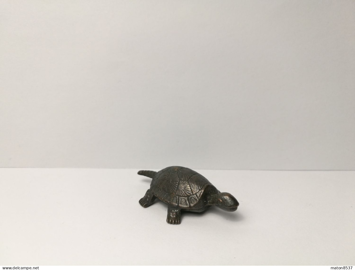 Kinder : Tiere 1978 - Schildkröte - Brüniert - Ohne Kennung - Figurillas En Metal