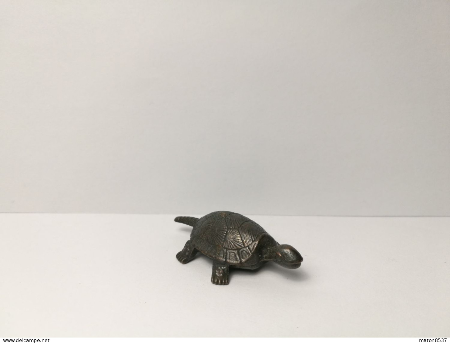 Kinder : Tiere 1978 - Schildkröte - Brüniert - Ohne Kennung - Metal Figurines