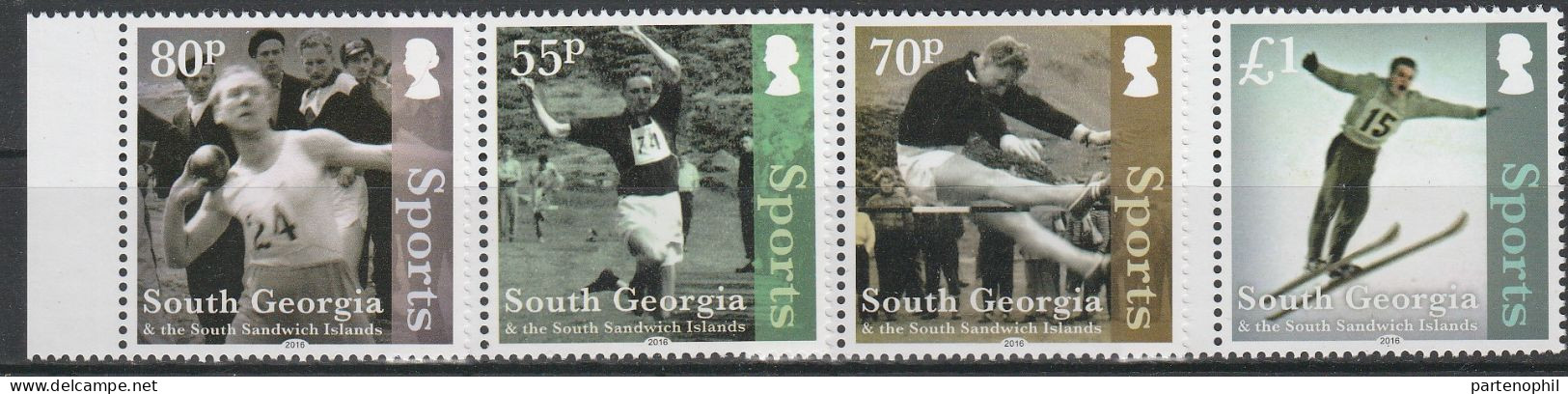 South Georgia 2016 - Sport MNH - Géorgie Du Sud