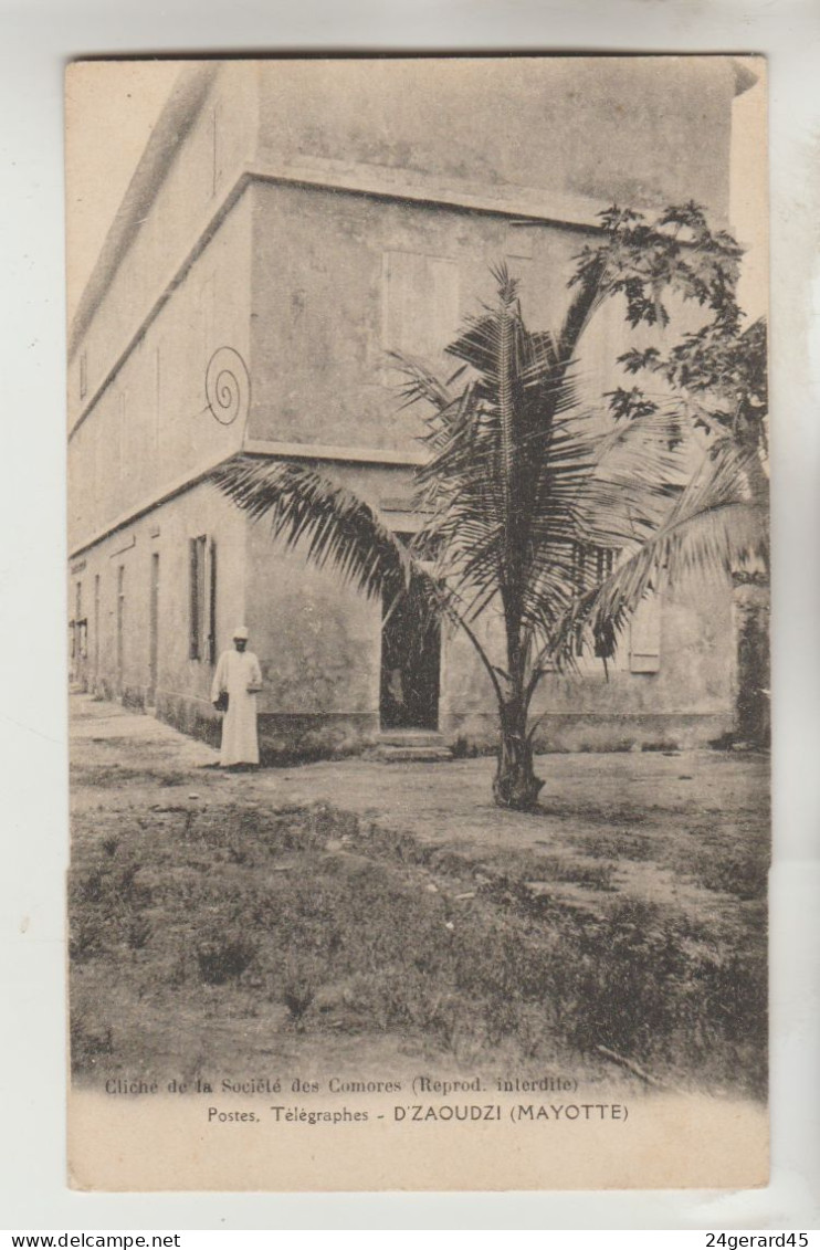 CPA D'ZAOUDZI (Mayotte) - Postes, Télégraphes - Mayotte