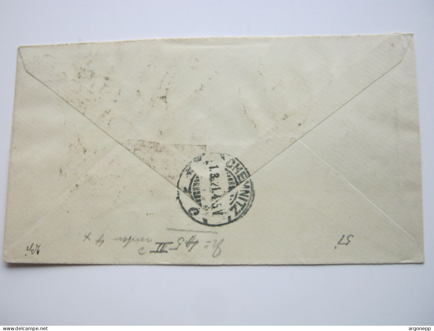 1922 , DANZIG , Eil - Einschreiben Mit 4 Mal 5 Mark (Spitzen Nach Unten) , Mit Ankunftstempel - Storia Postale