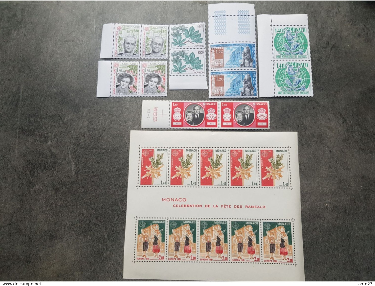 TIMBRE DE MONACO NEUF BLOC LUXE MNH ** - Lots & Serien