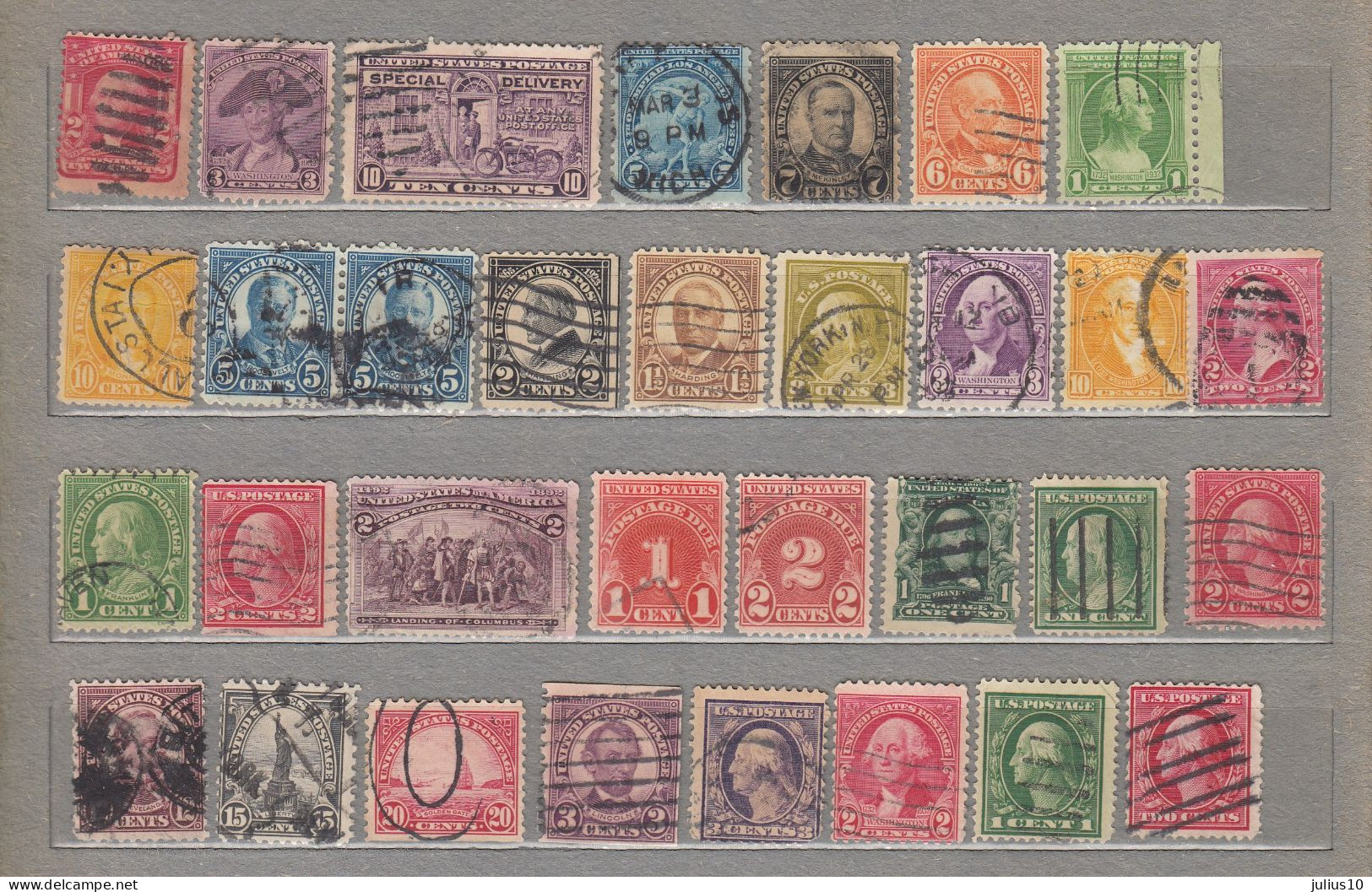 USA Old Different Stamps Used(o) #32437 - Sammlungen