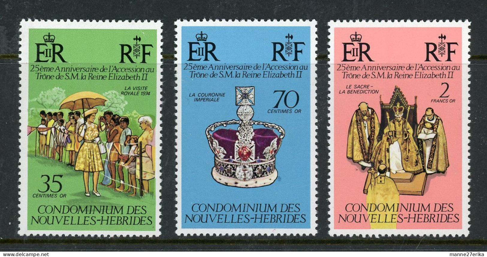 New Hebrides 1977 MNH - Nuevos