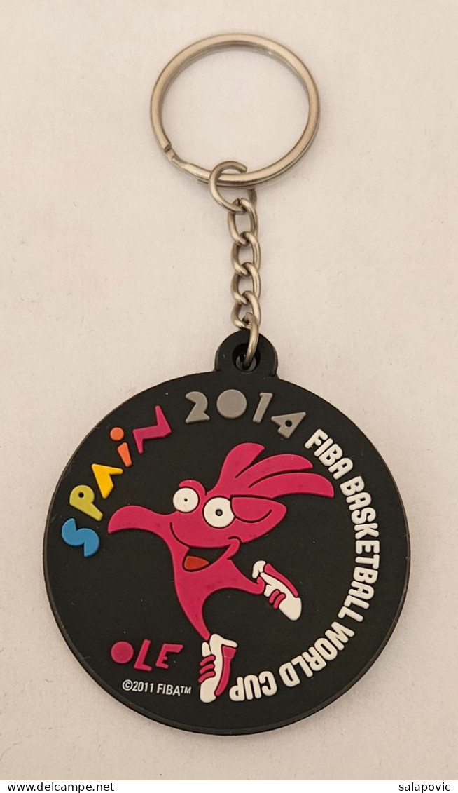 SPAIN 2014 FIBA BASKETBALL WORLD CUP  Pendant Keyring PRIV-2/4 - Habillement, Souvenirs & Autres