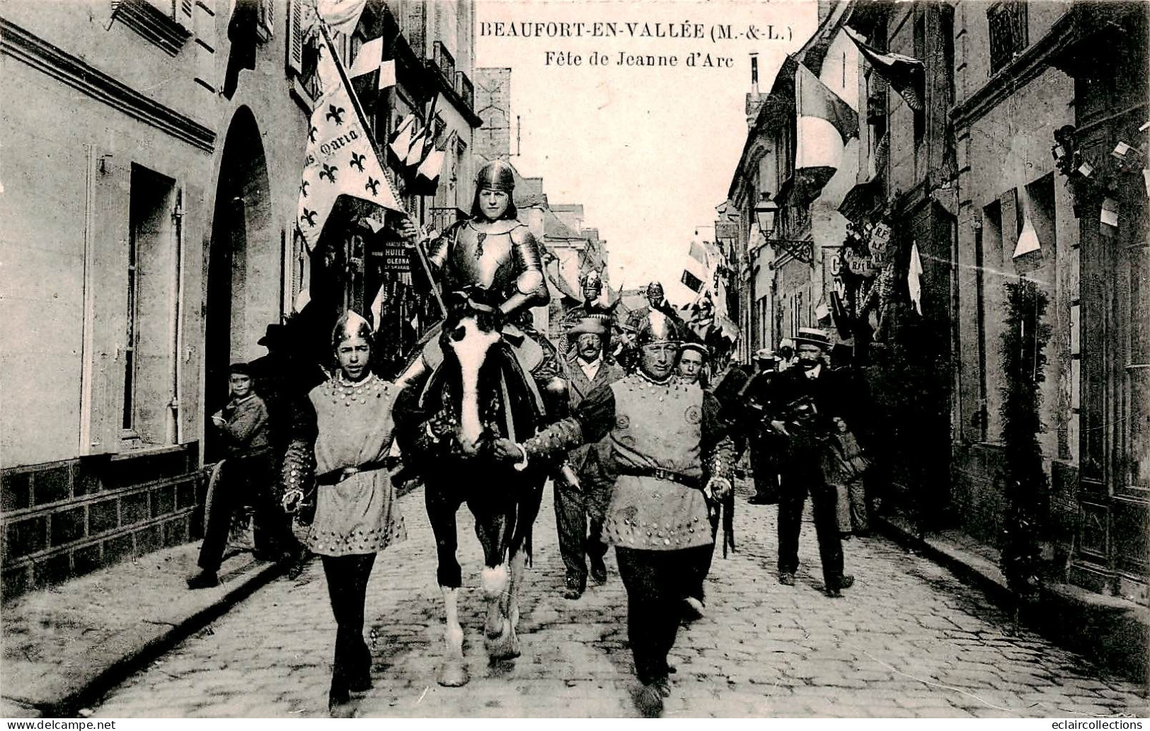 Beaufort En  Vallée       49       Fête De Jeanne D'Arc Sur Son Cheval            (voir Scan) - Autres & Non Classés