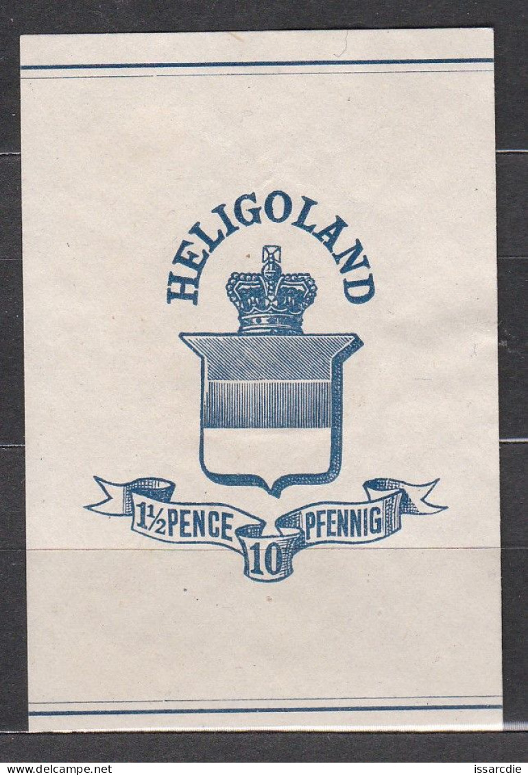 Heligoland Colonie Britannique 1/2 Pence  10 Pfennig Sans Gomme - Heligoland (1867-1890)