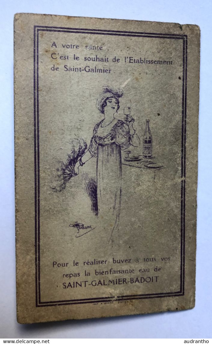 Petit Livret Calendrier Publicitaire 1923 - Saint Galmier Badoit - Eau Minérale - Klein Formaat: 1921-40