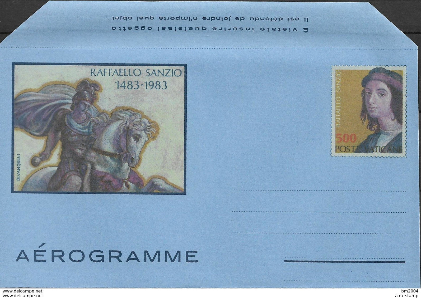 Vatikan  Aérogramm Nr. 20** - Enteros Postales