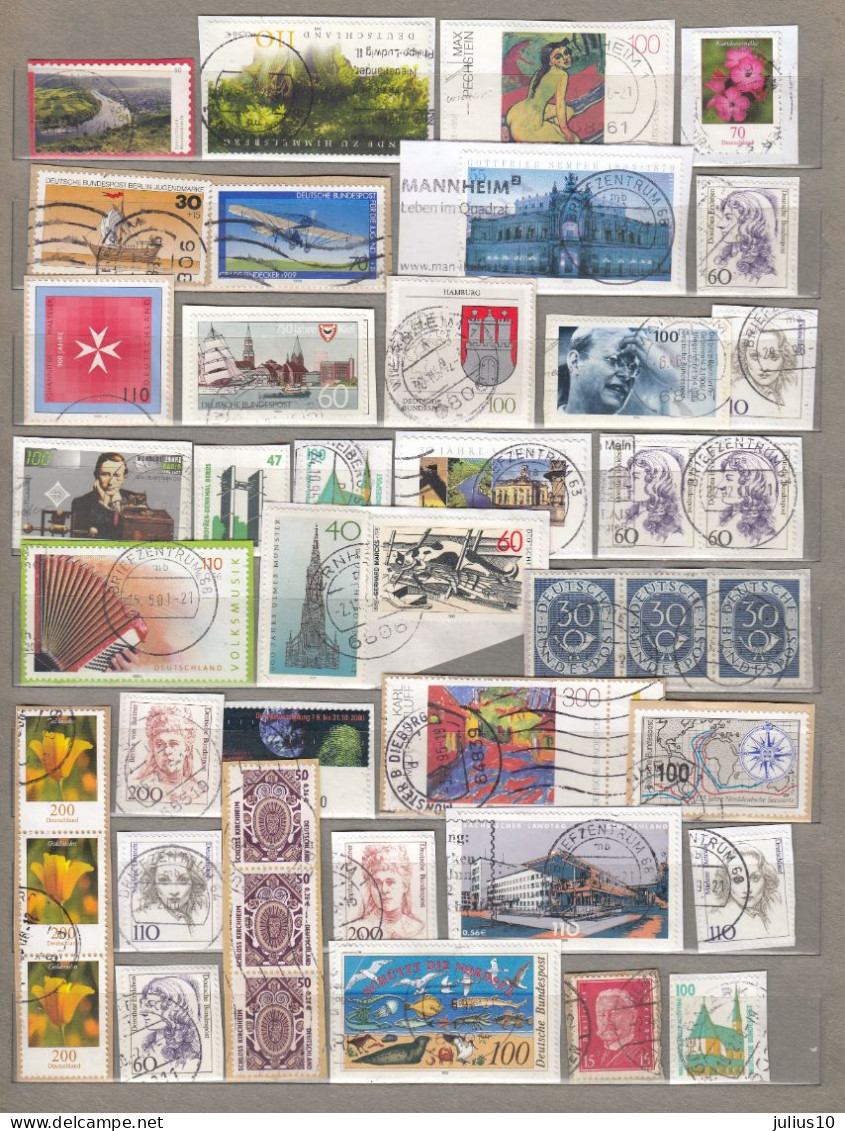 GERMANY On Paper 200+ Stamps Look 5 Scans. 40 G. #32344 - Mezclas (max 999 Sellos)