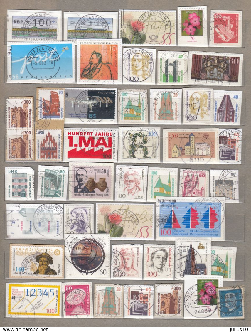 GERMANY On Paper 200+ Stamps Look 5 Scans. 40 G. #32344 - Mezclas (max 999 Sellos)