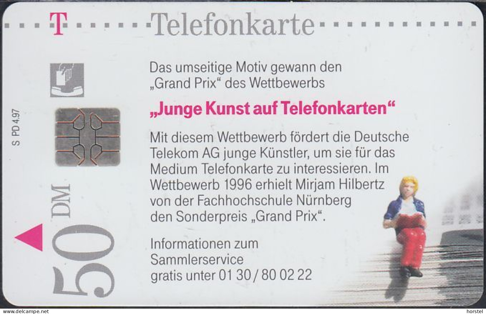 GERMANY PD4/97 - Junge Kunst - Grand Prix - Modul 61 - 4703 - P & PD-Series : Guichet - D. Telekom