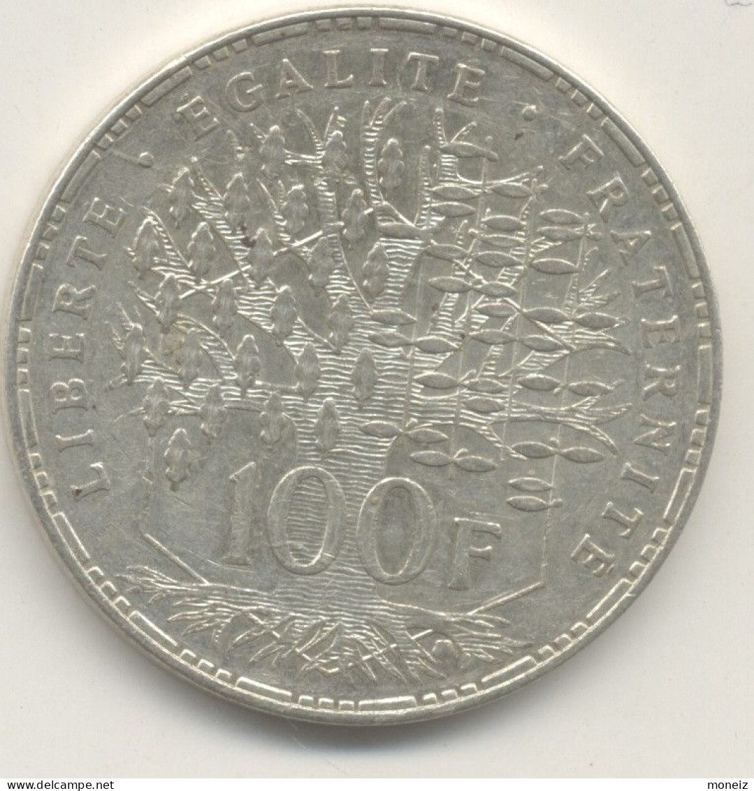 100  FRANCS PANTHEON 1983 ARGENT - 100 Francs