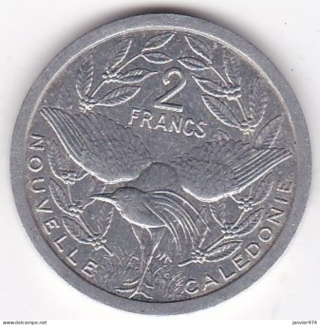 Nouvelle-Calédonie . 2 Francs 1990, En Aluminium, , Lec# 66  - New Caledonia