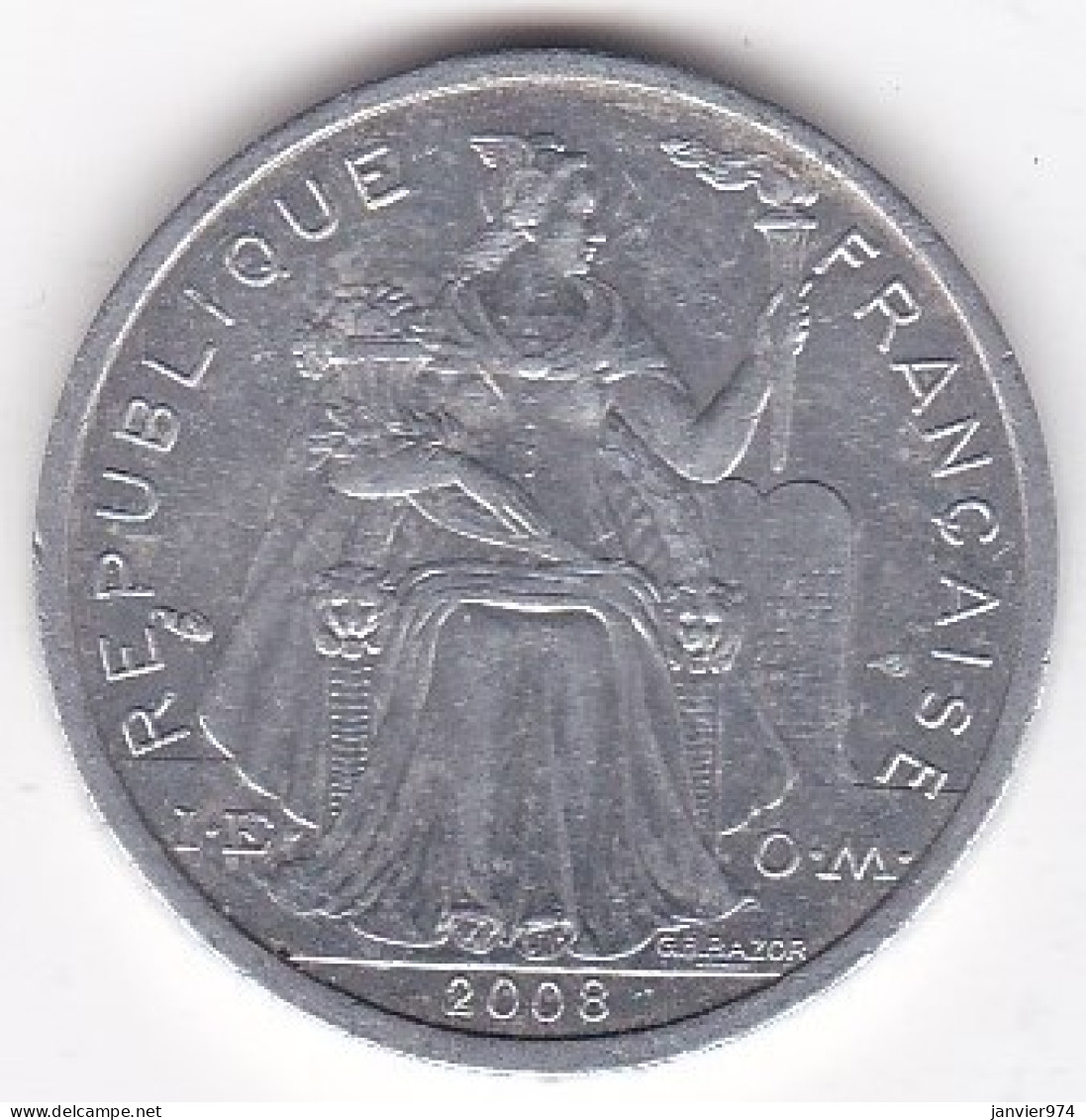 Nouvelle-Calédonie . 2 Francs 2002, En Aluminium, , Lec# 68m - New Caledonia