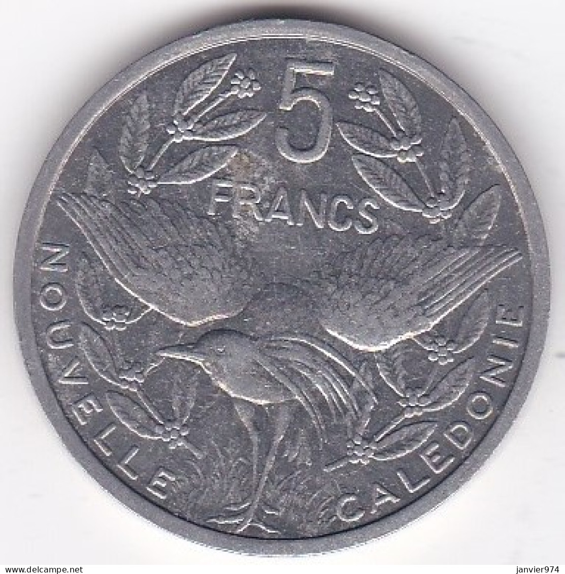 Nouvelle-Calédonie . 5 Francs 1991, En Aluminium, , Lec# 79 - Nieuw-Caledonië