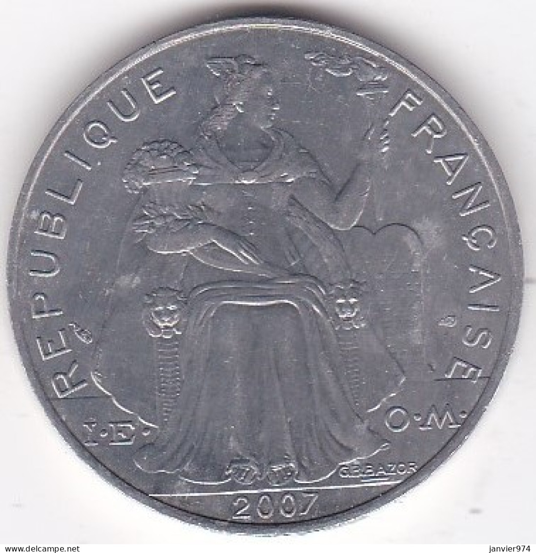 Nouvelle-Calédonie . 5 Francs 2007, En Aluminium, , Lec# 81l - New Caledonia