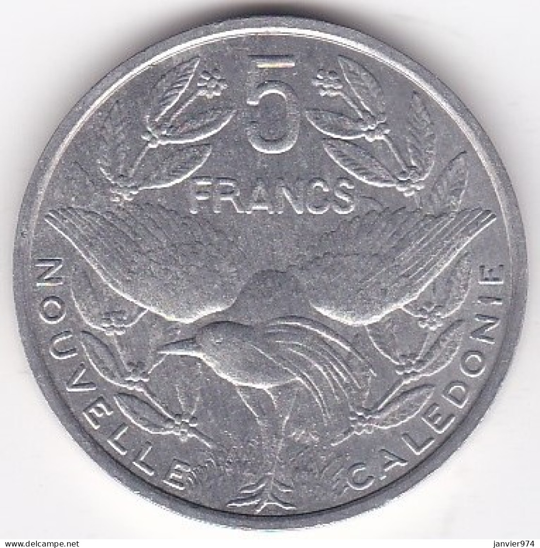 Nouvelle-Calédonie . 5 Francs 2007, En Aluminium, , Lec# 81l - New Caledonia