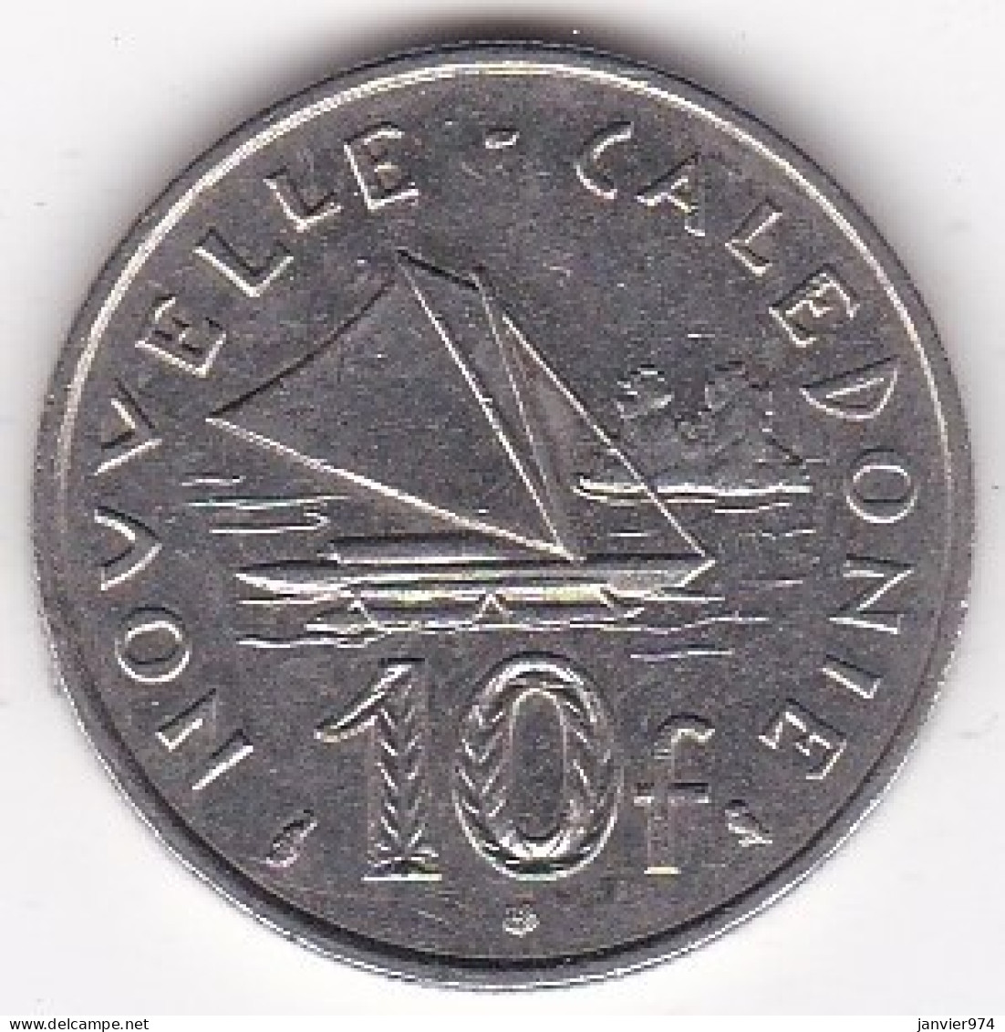 Nouvelle-Calédonie. 10 Francs 1972. En Nickel, Lec# 88 - Nouvelle-Calédonie