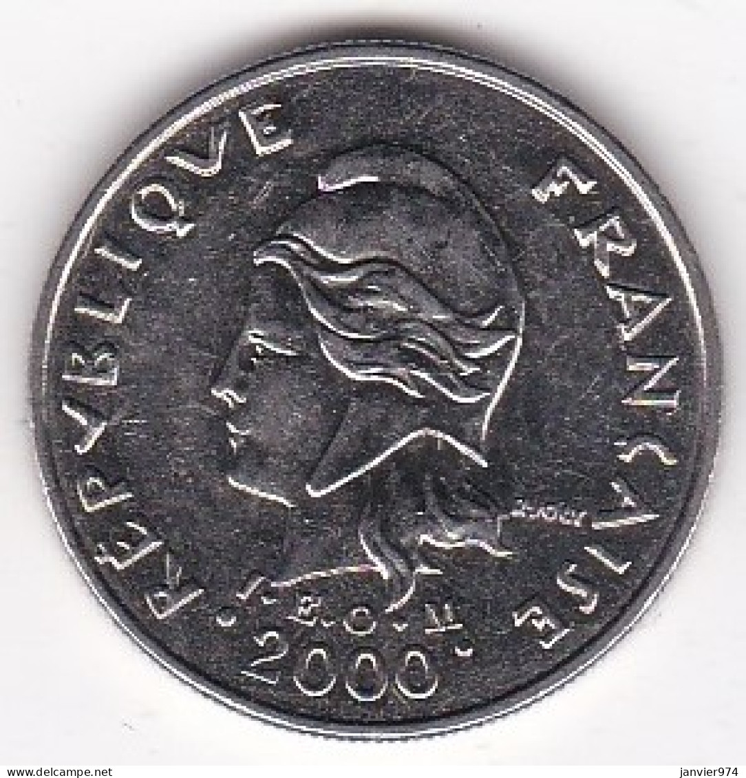 Nouvelle-Calédonie. 10 Francs 2000. En Nickel, Lec# 99e - Nieuw-Caledonië