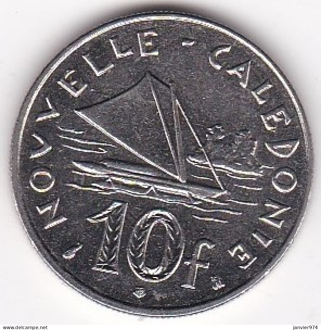 Nouvelle-Calédonie. 10 Francs 2000. En Nickel, Lec# 99e - Nuova Caledonia