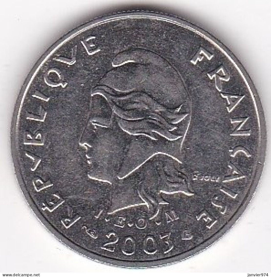 Nouvelle-Calédonie. 10 Francs 2003. En Nickel, Lec# 99h - New Caledonia