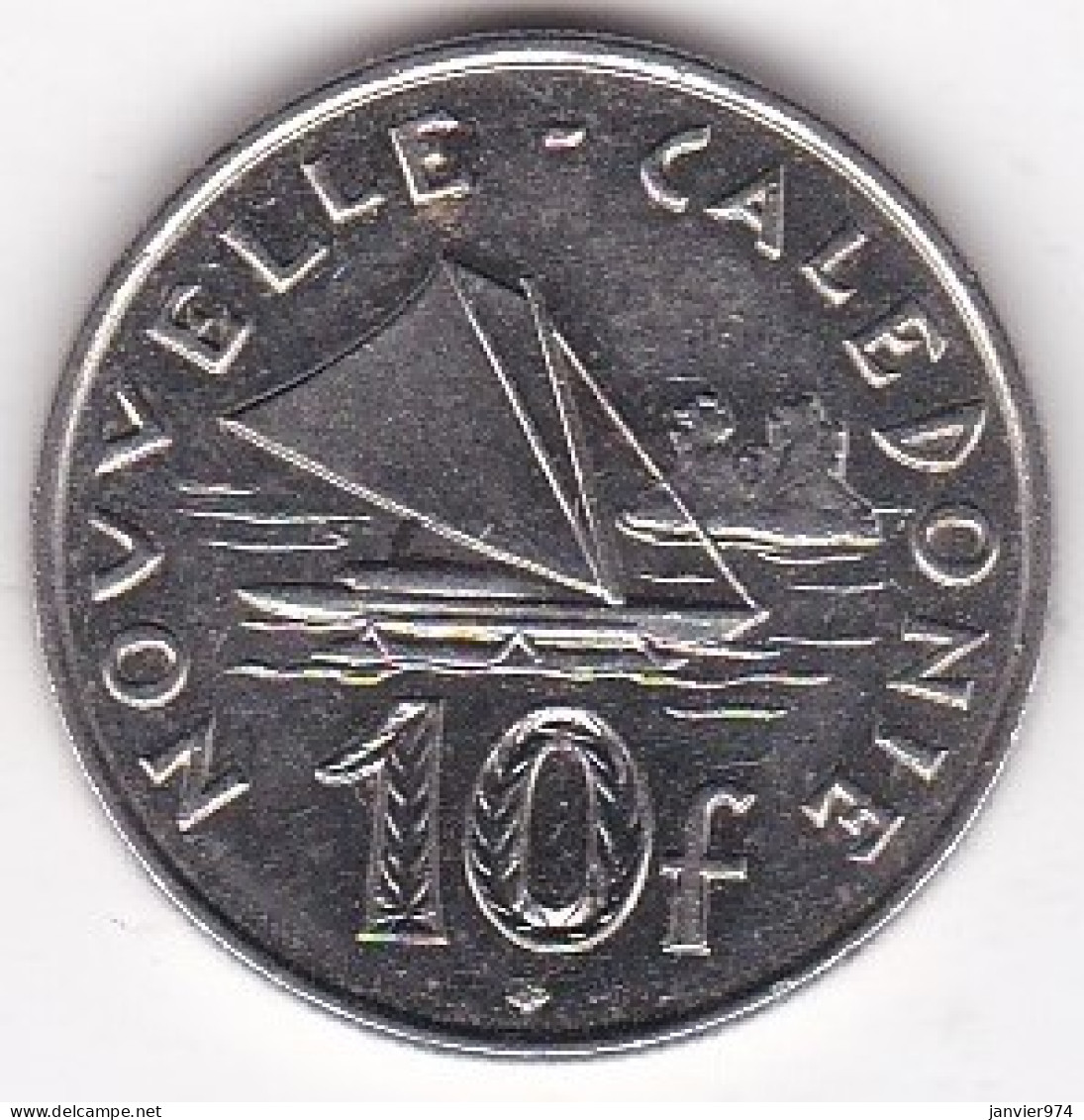 Nouvelle-Calédonie. 10 Francs 2003. En Nickel, Lec# 99h - Nouvelle-Calédonie