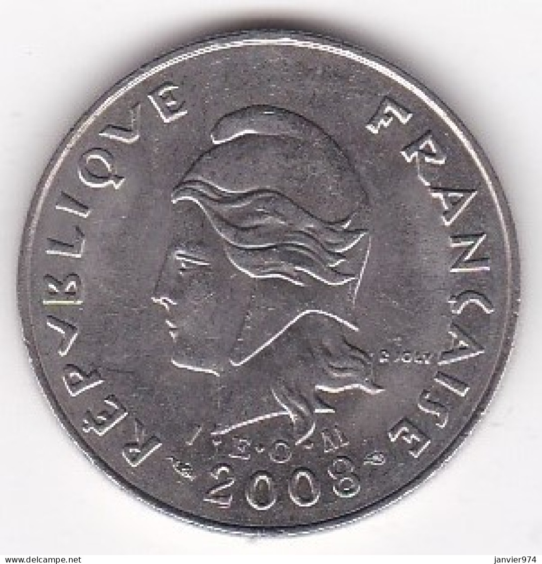 Nouvelle-Calédonie. 10 Francs 2008. En Cupro Nickel, Lec# 99m - Nouvelle-Calédonie