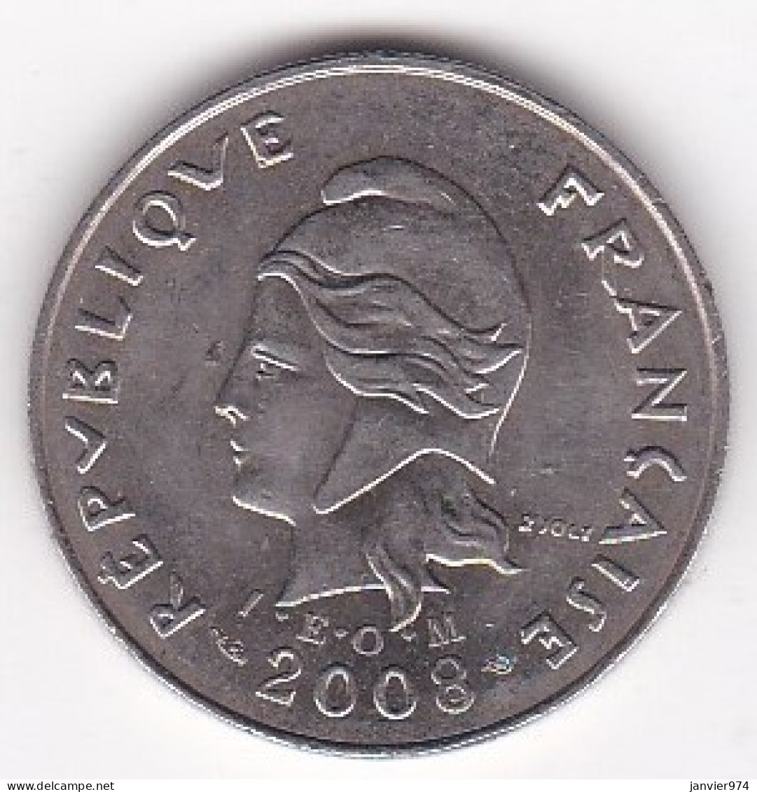 Nouvelle-Calédonie. 10 Francs 2008. En Cupro Nickel, Lec# 99m - New Caledonia