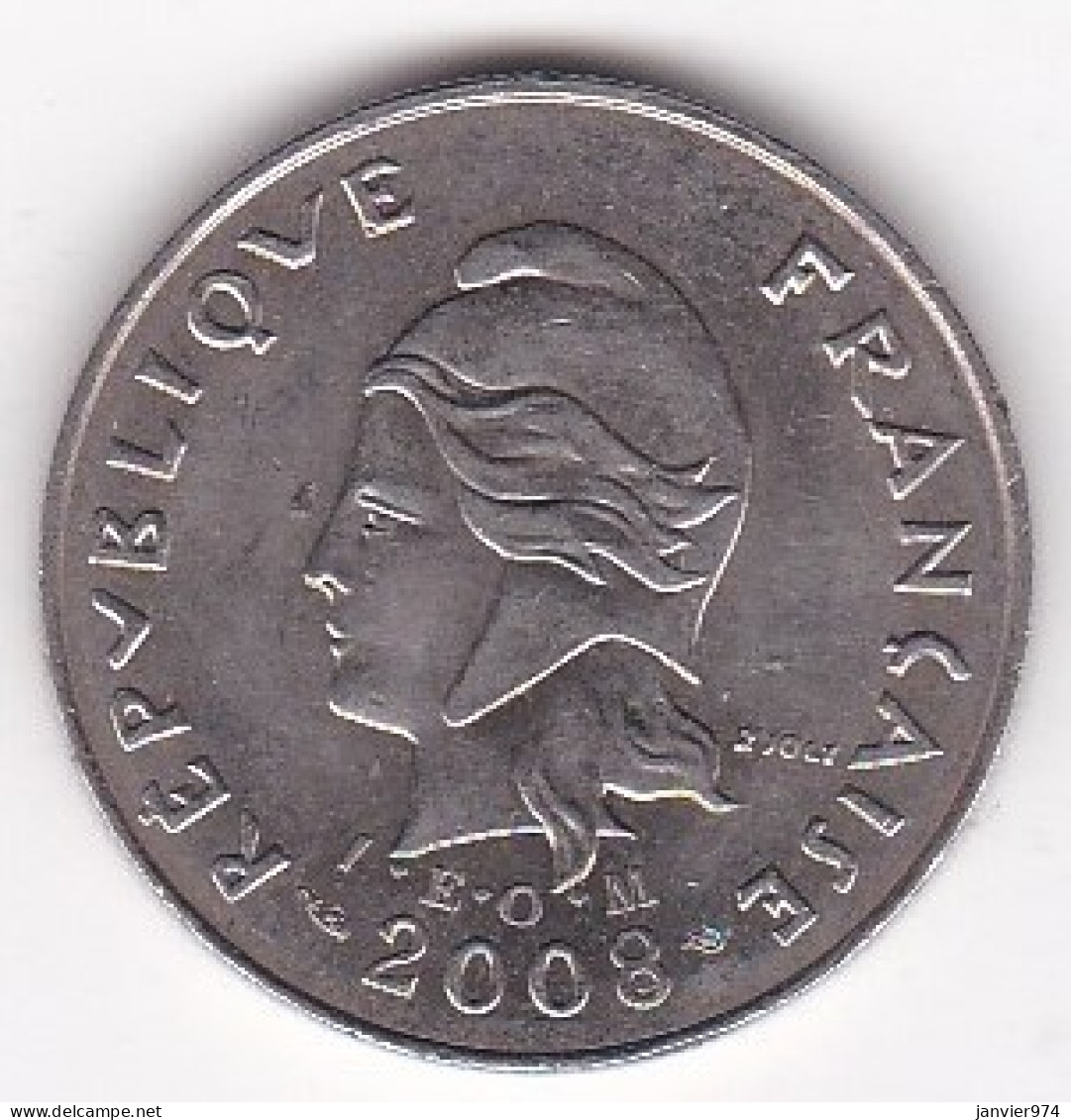 Nouvelle-Calédonie. 10 Francs 2008. En Cupro Nickel, Lec# 99m - Neu-Kaledonien