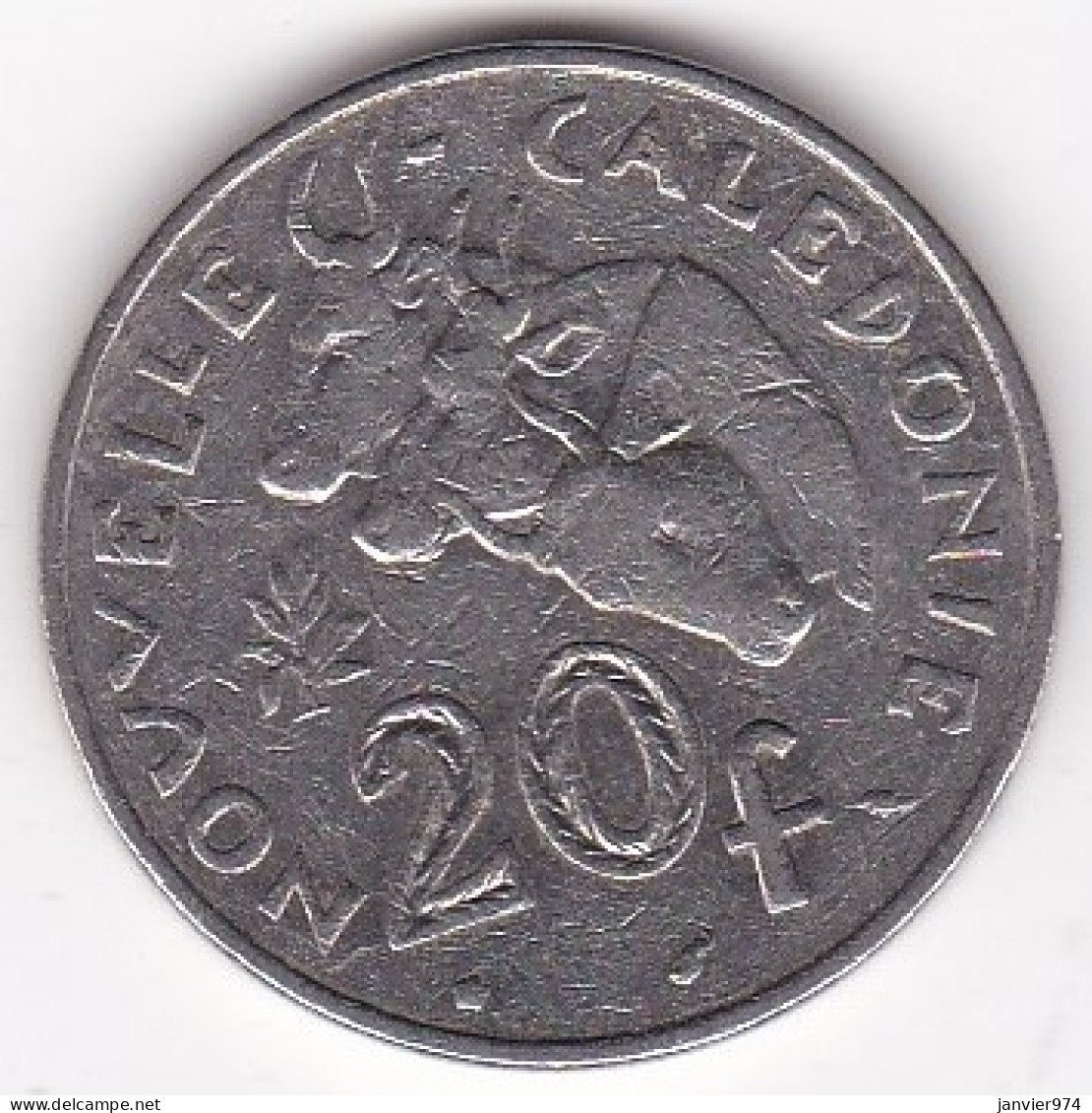 Nouvelle-Calédonie. 20 Francs 1990. En Nickel, Lec# 113 - Nouvelle-Calédonie