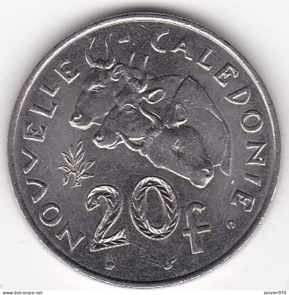 Nouvelle-Calédonie. 20 Francs 2001. En Nickel, Lec# 115e - New Caledonia