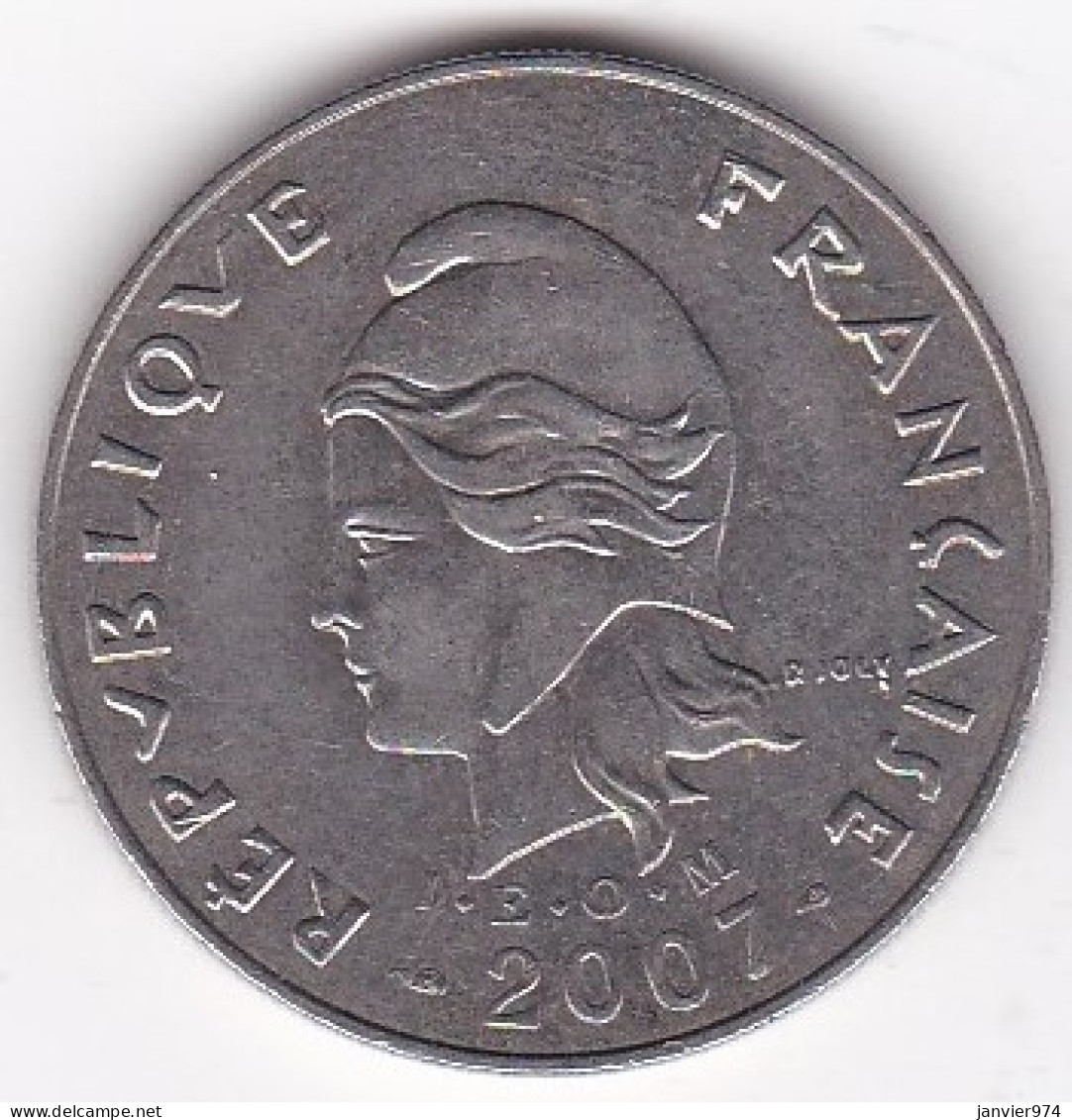 Nouvelle-Calédonie. 20 Francs 2007 En Nickel, Lec# 115i - Nouvelle-Calédonie