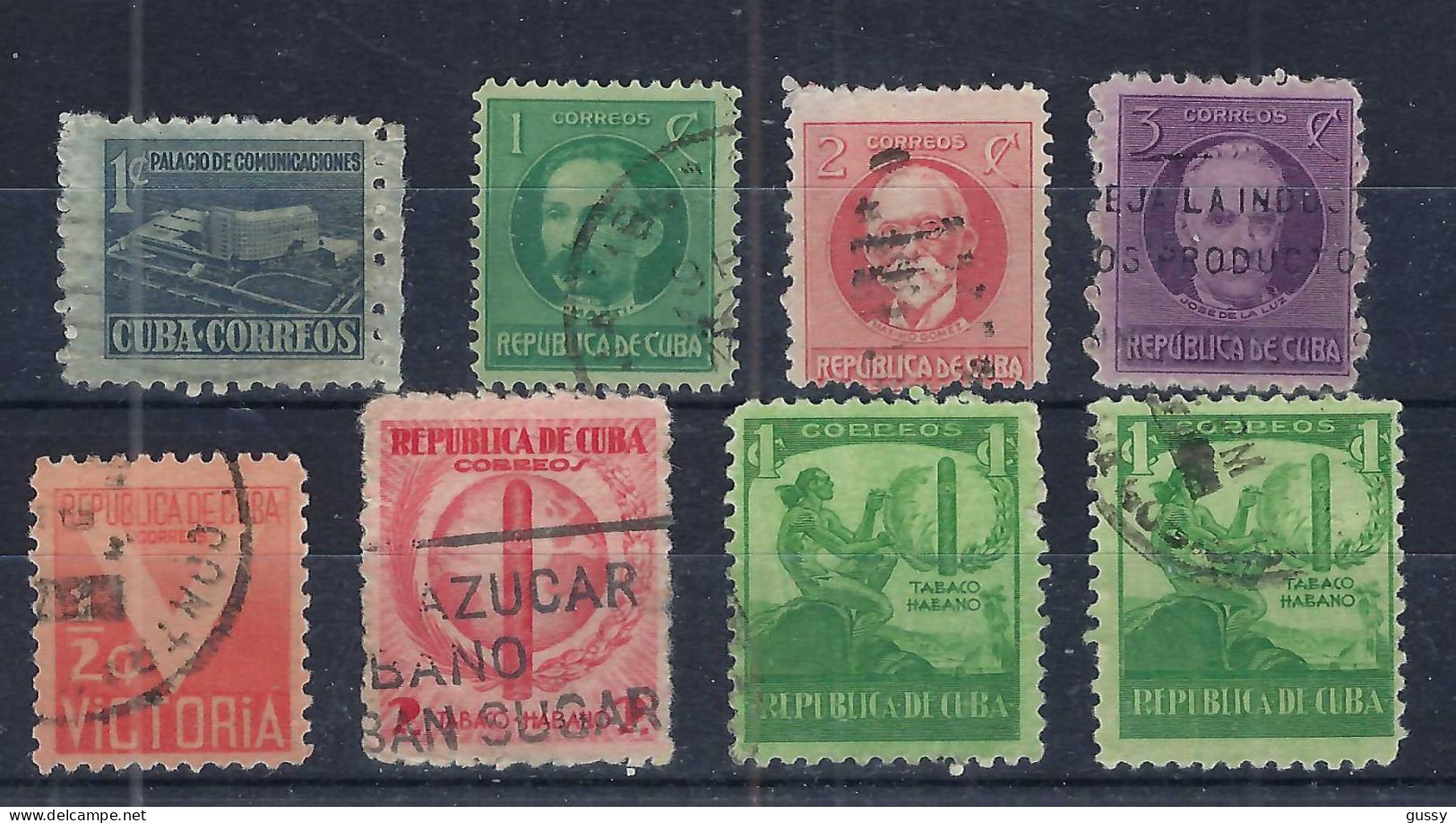 CUBA Ca.1955:  Lot D'obl. - Oblitérés