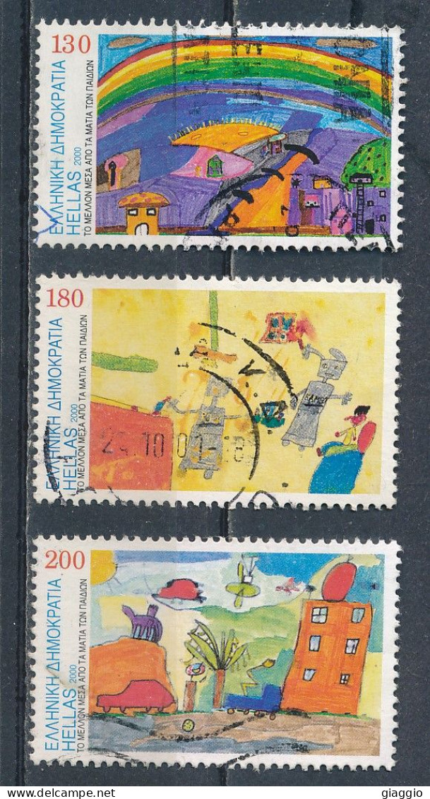 °°° GREECE - Y&T N°2027/29 - 2000 °°° - Used Stamps