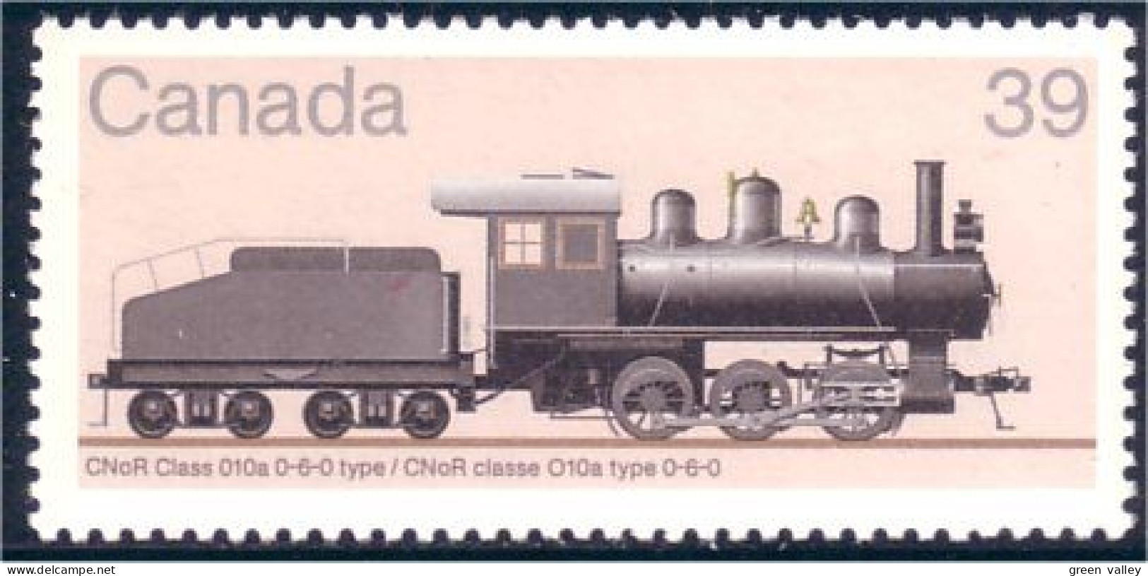 Canada Locomotive CNoR Class 010a MNH ** Neuf SC (C10-73a) - Neufs