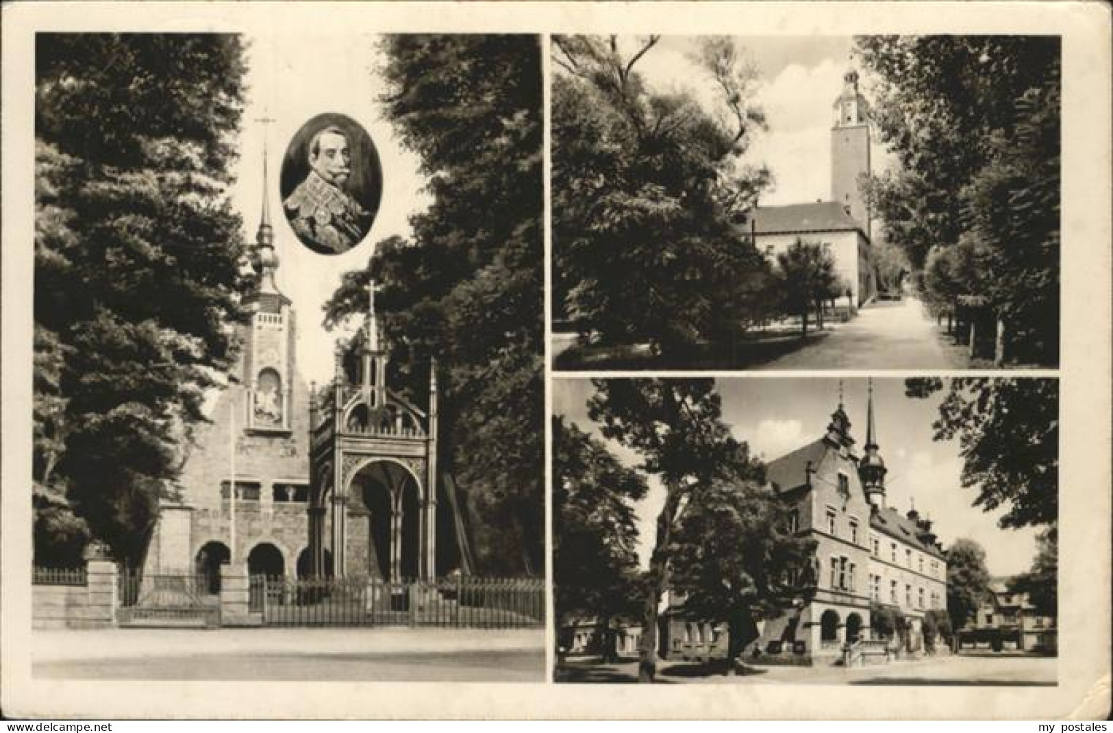 41261542 Luetzen Gustav Adolf Denkmal Kapelle Schloss Rathaus Luetzen - Lützen