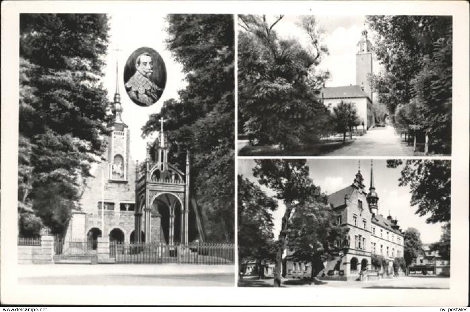 41261539 Luetzen Gustav Adolf Denkmal Kapelle Schloss Rathaus Luetzen - Lützen