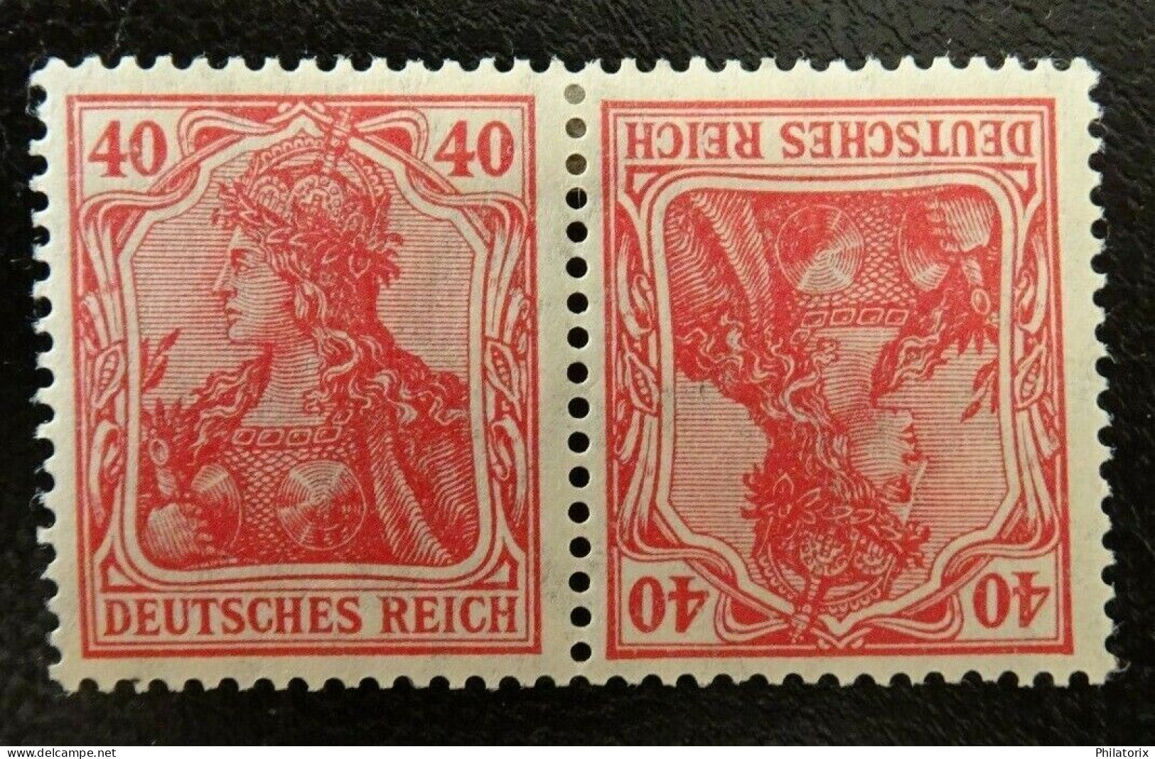 Deutsches Reich ZD K3 * , Zusammendrucke 145+145 - Postzegelboekjes & Se-tenant