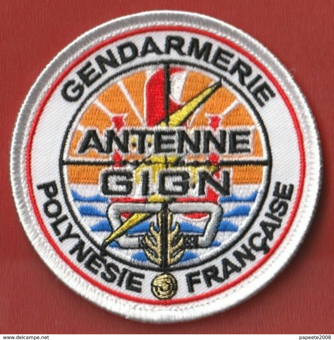 Polynésie Française / Tahiti - Gendarmerie  Antenne GIGN / Brodé / 2019 - Polizei