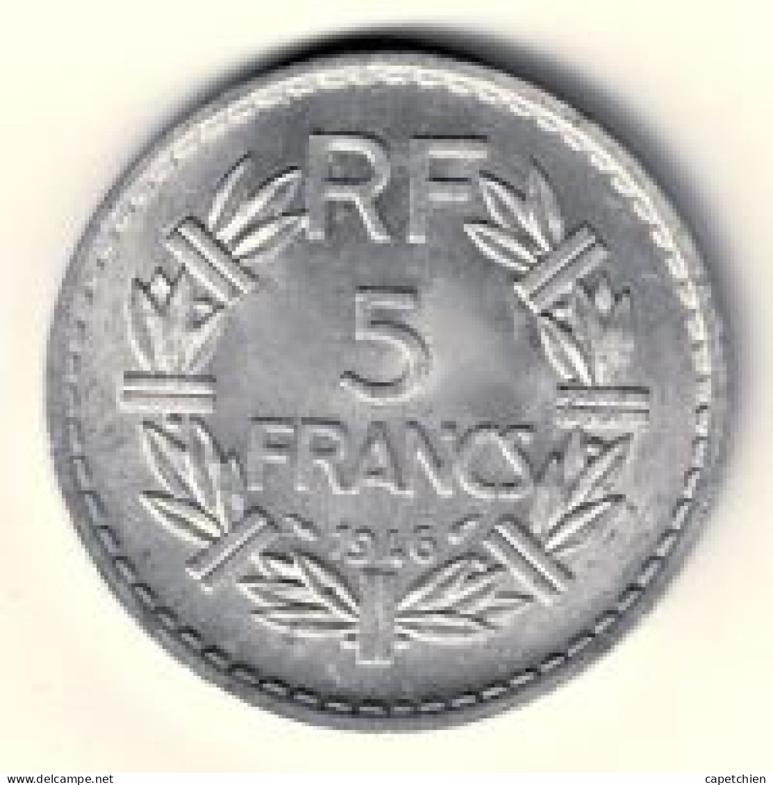 FRANCE / 5 FRANCS LAVRILLIER / 1946 / ALU / ETAT SUPERBE / 3.73 G - 5 Francs