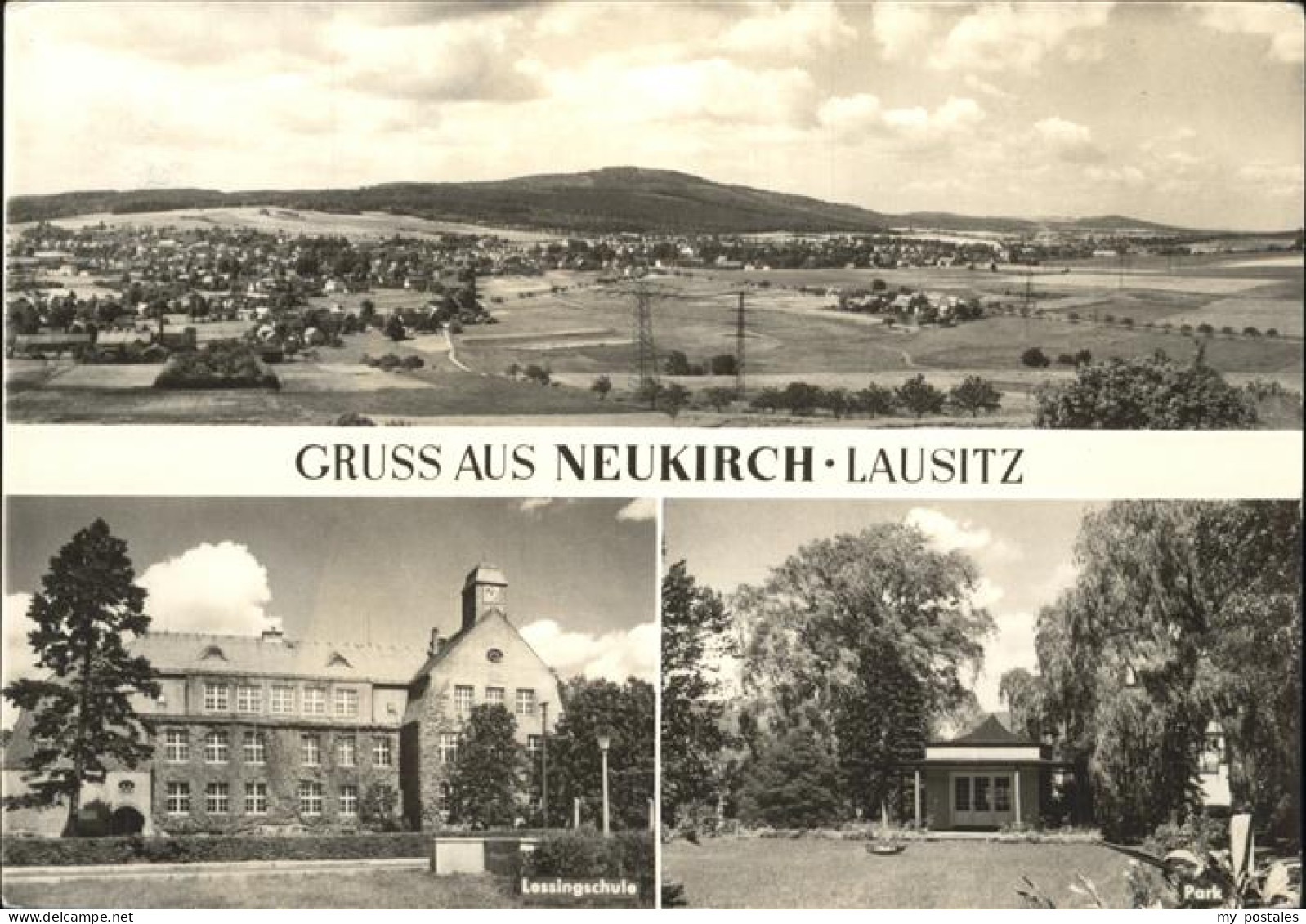 41261287 Neukirch Lausitz Lessingschule Park Neukirch - Neukirch (Lausitz)