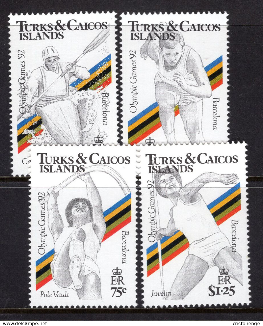 Turks & Caicos Islands 1991 Olympic Games, Barcelona Set MNH (SG 1067-1070) - Turks & Caicos (I. Turques Et Caïques)