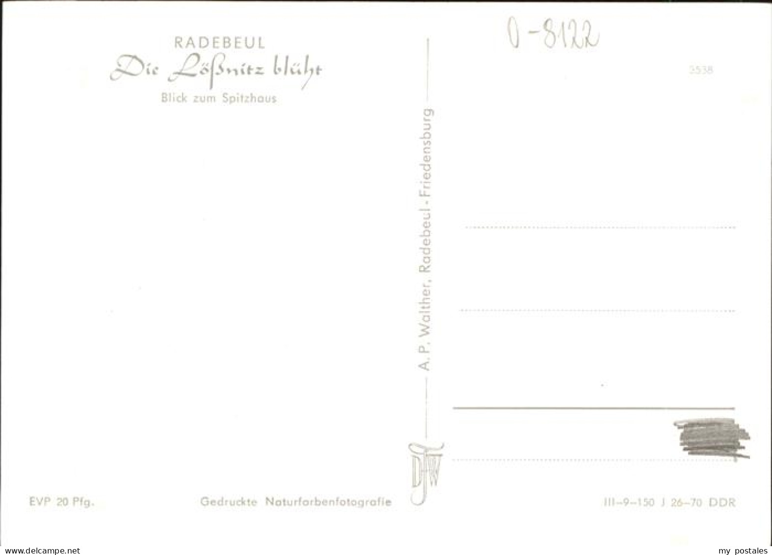 41261060 Radebeul Die Loessnitz Blueht Spitzhaus Radebeul - Radebeul