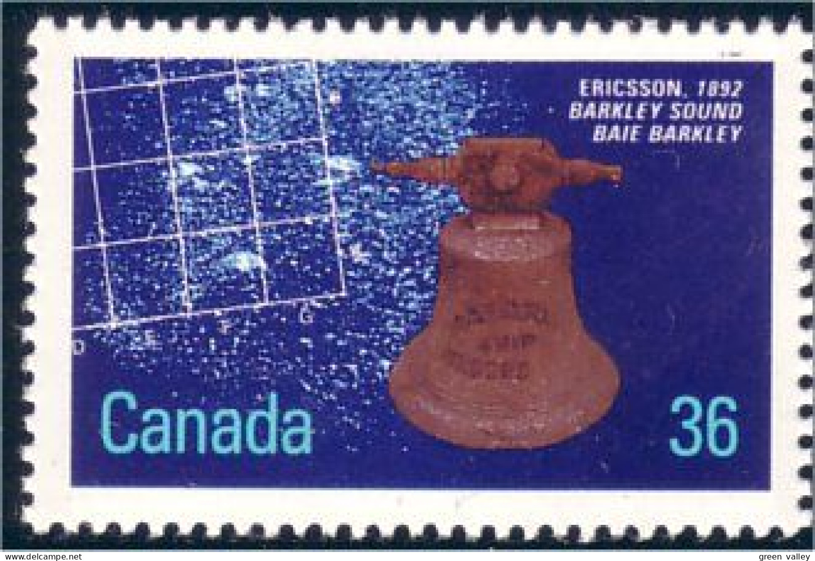 Canada Naufrage Ericsson 1892 Shipwreck MNH ** Neuf SC (C11-44a) - Unused Stamps
